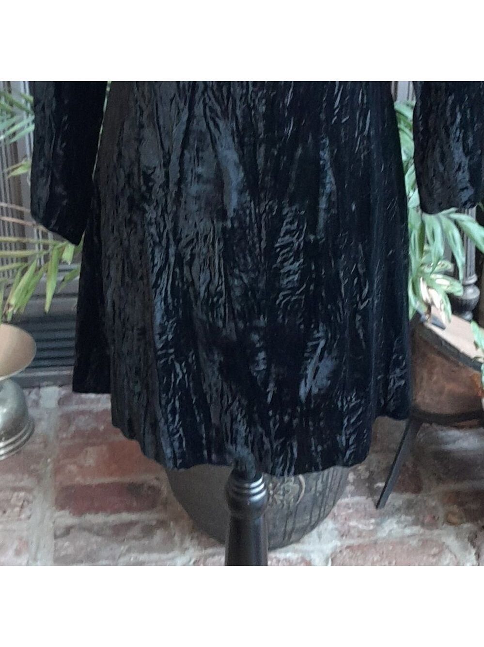 Vintage Bluemarine Crushed Velvet Dress - Picture 8 of 10